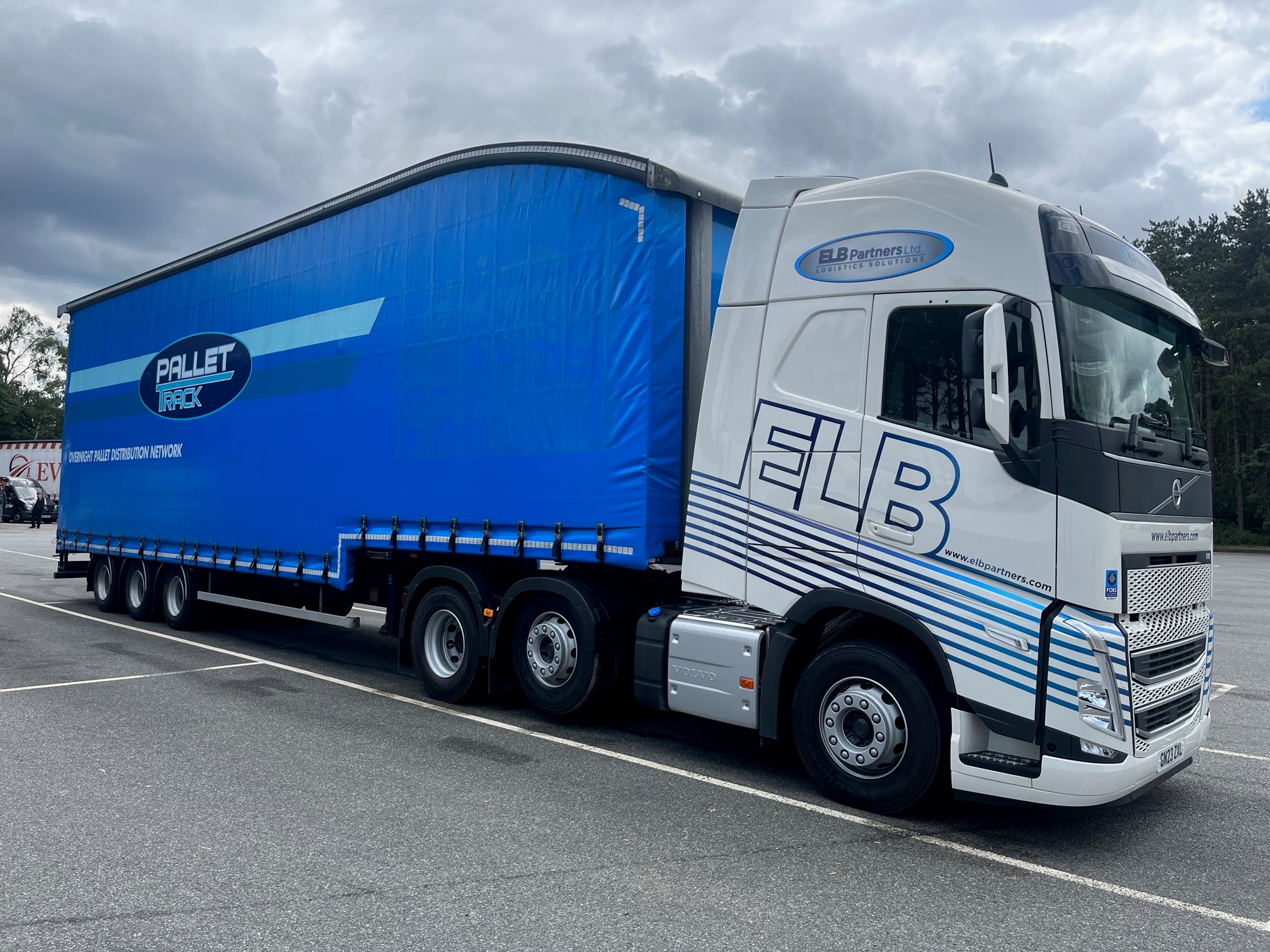 A new ELB Partners' branded cab and trailer